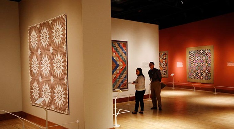 Early quilt makers inspired a fleet of modern artists, and Oklahoma City Museum of Art shows us how