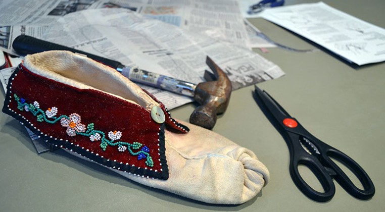 Class celebrates Native footwear by reproducing it