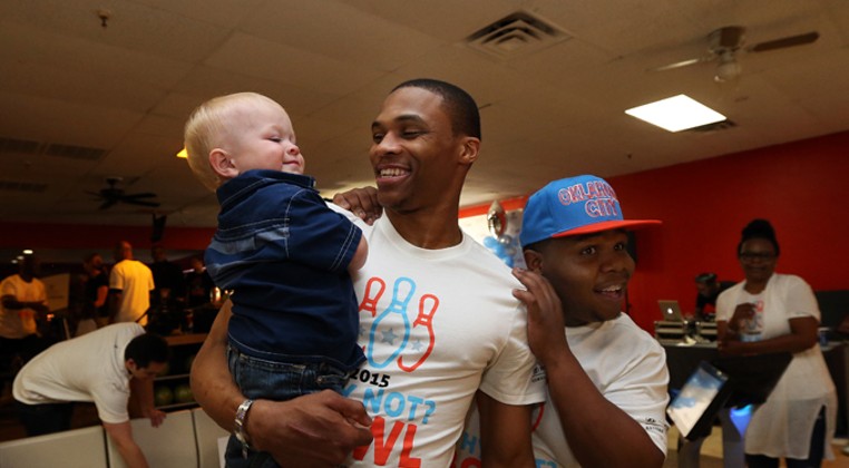 Russell Westbrook asks Why Not?, helps children through foundation