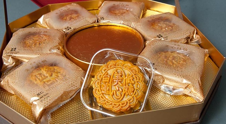 In honor of the Chinese Moon Festival, Super Cao Nguyen Market is stocking specialized mooncake products. (Mark Hancock)