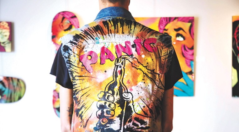 Jean Jacket art show at The Paseo Plunge takes art underground
