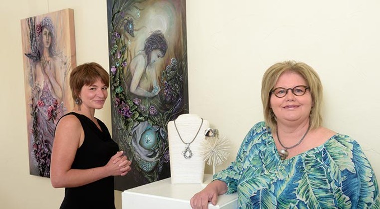 Painter AK Westerman and silversmith Nancy Jackson team up for Turn