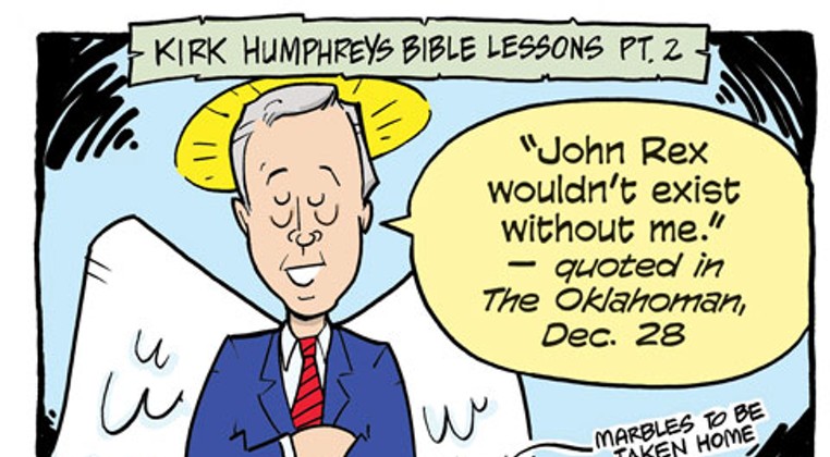 Cartoon: Kirk Humphreys Bible lessons part 2