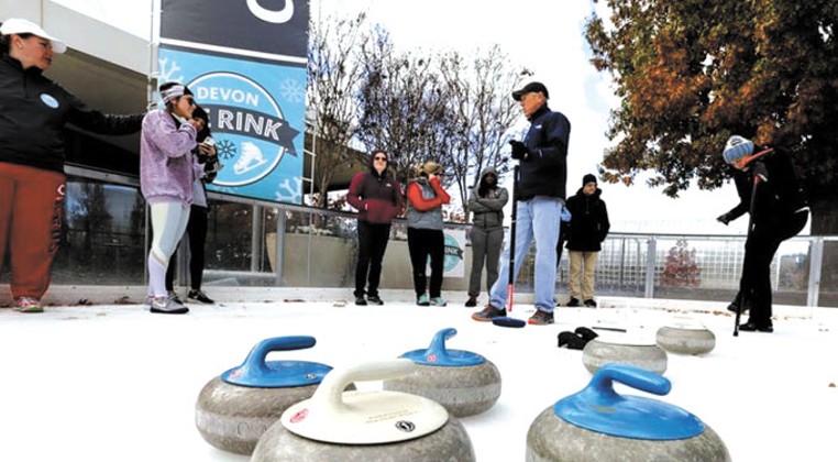 Curling, figure skating and hockey athletes will be on-hand to teach the basics at the 2018 Winter Olympics Expo at Myriad Botanical Gardens Jan 13. | Photo provided