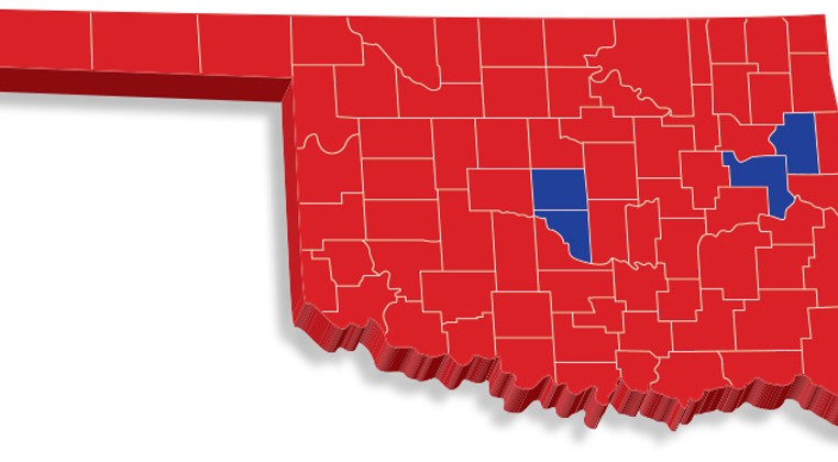 Oklahoma divided