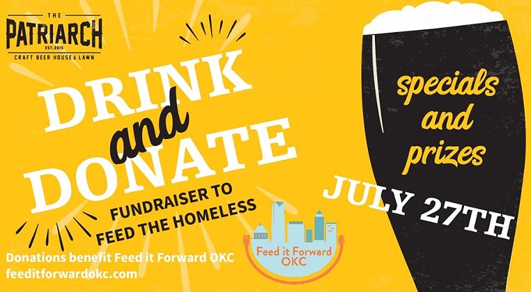Drink & Donate Fundraiser to benefit Feed It Forward OKC