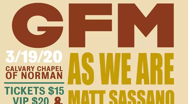 Image: GFM Spring Tour ft. As We Are and Matt Sassano