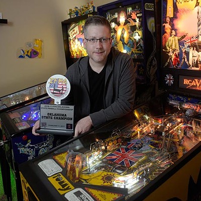 Oklahoma state pinball champion is quick on the flipper