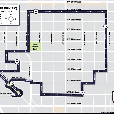 The Uptown Funk(5)K run will encircle much of Mesta Park, which is partnering with Uptown 23rd for the race. (Uptown 23rd District / provided)