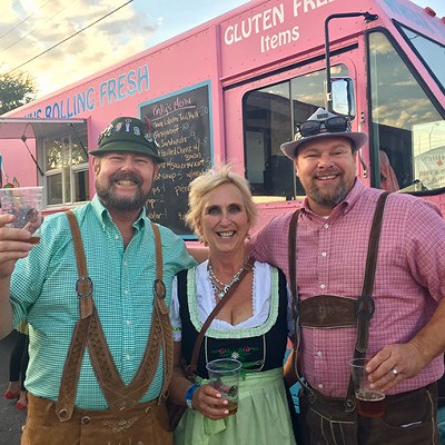 Festivalgoers enjoy 2016 OKCtoberfest in true Bavarian fashion. | Photo provided