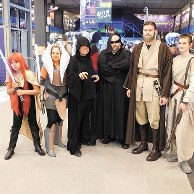 Those who attended Science Museum Oklahoma&#146;s last Star Wars-themed Science Overnight got the chance to pose with several of their favorite characters. | Photo Science Museum Oklahoma / provided