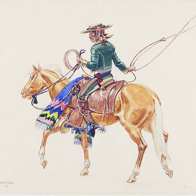 •	California Vaquero. Joe DeYong, 1920, watercolor. The DeYong Collection, National Cowboy & Western Heritage Museum. 1980.18.121