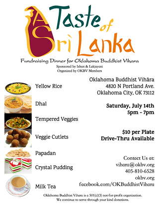 A Taste of Sri Lanka Fundraising Dinner