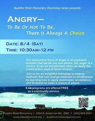 Anger - To Be Or Not To Be, There Is Always A Choice