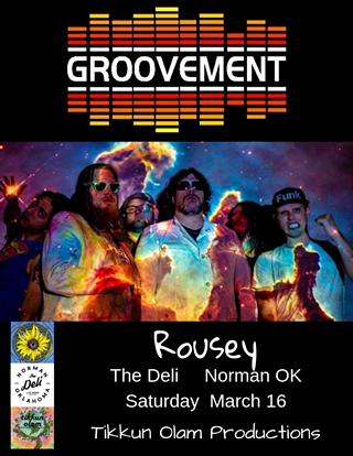 Groovement @ The Deli w/ local support from Rousey