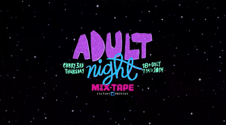 Image: 3rd Thursday Adult Night at MIX-TAPE