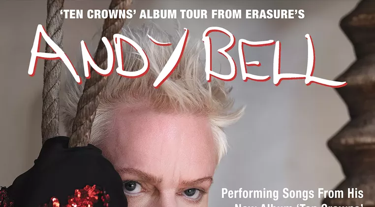 Image: Andy Bell of Erasure: Ten Crowns Tour