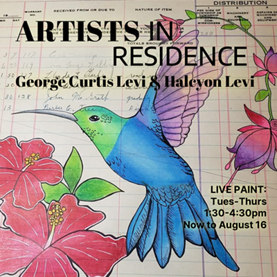 Artists in Residence: Exhibit & Live Painting with George Curtis Levi and Halcyon Levi