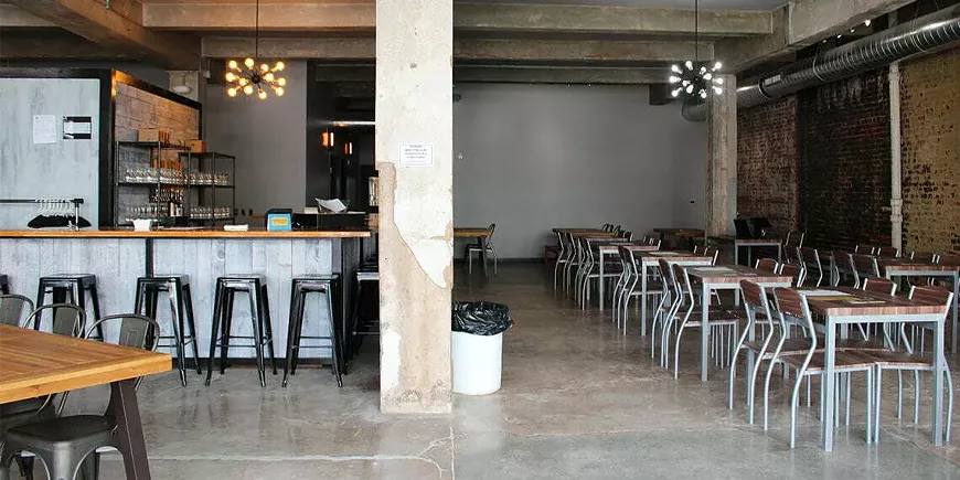 Taproom interior
