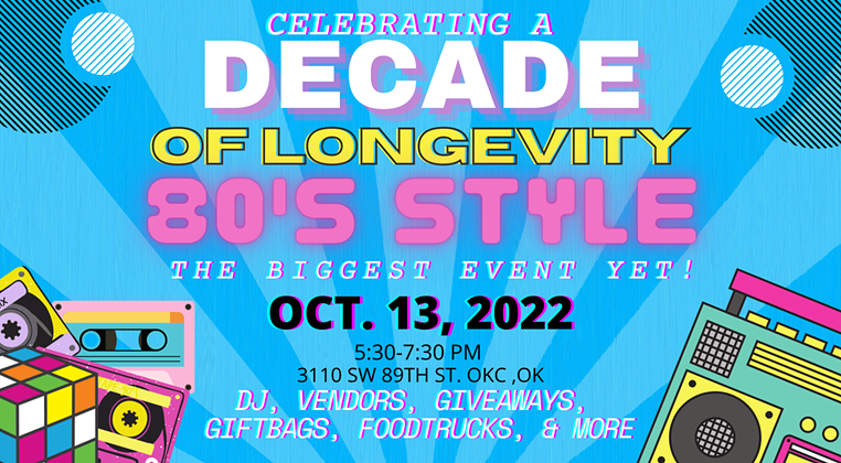 Celebrate A Decade of Longevity: 80's Style