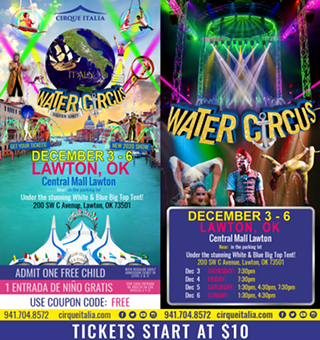 Cirque Italia Water Circus Lawton, OK