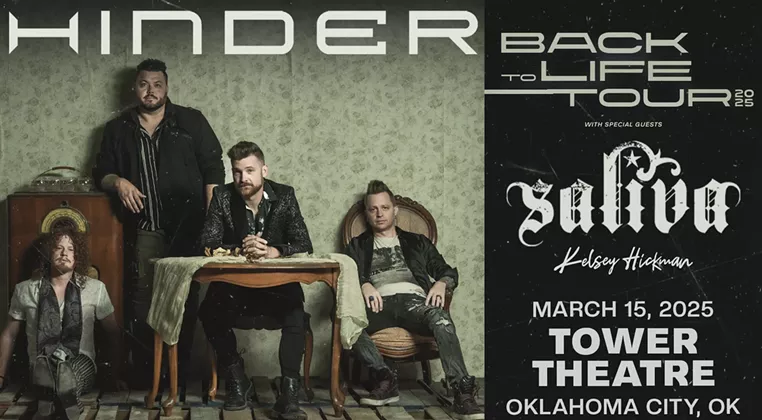 Image: Hinder w/ Saliva and Kelsey Hickman