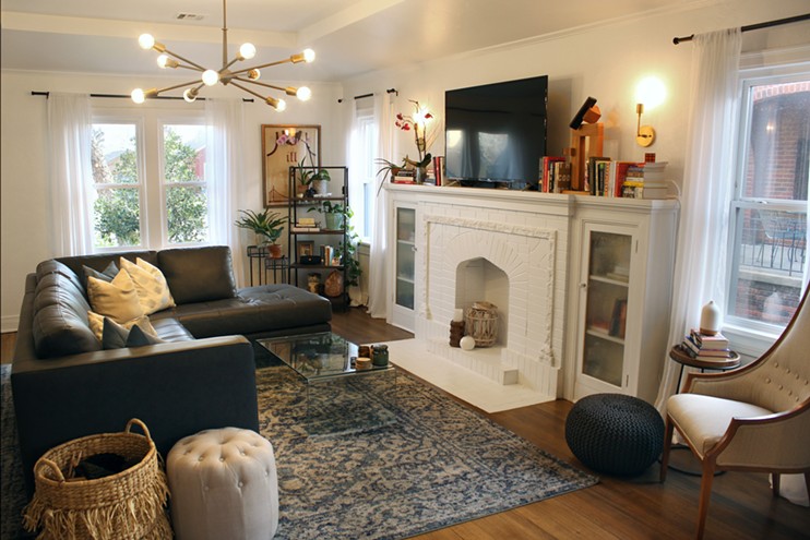 The Gann-Hunt living room