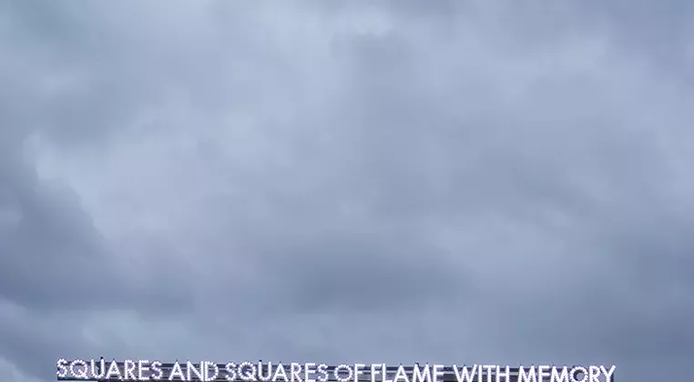 Image: Robert Montgomery: THE STARS PULLED DOWN FOR REAL