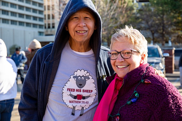 Clyde and Robyn Watanabe of Feed His Sheep.