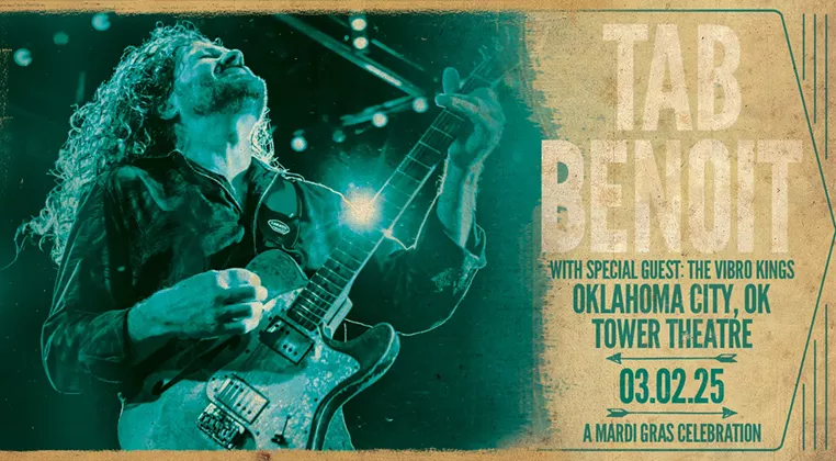 Image: Tab Benoit w/ The Vibro Kings: A Mardi Gras Celebration