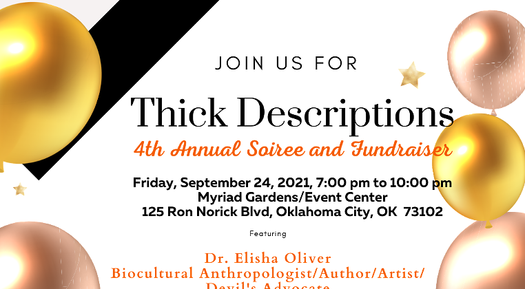 Thick Descriptions 4th Annual Soiree Fundraiser at the Park House/Event Center