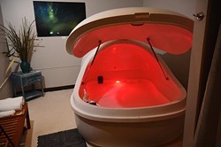 Some find calm in sensory deprivation therapy