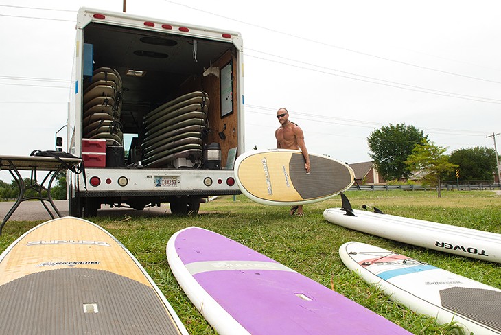 Paddleboard rental company making waves in OKC