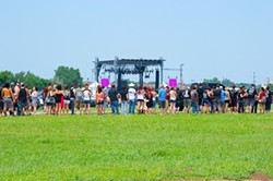 Lines form at a recent festival at Downtown Airpark (Shannon Cornman)