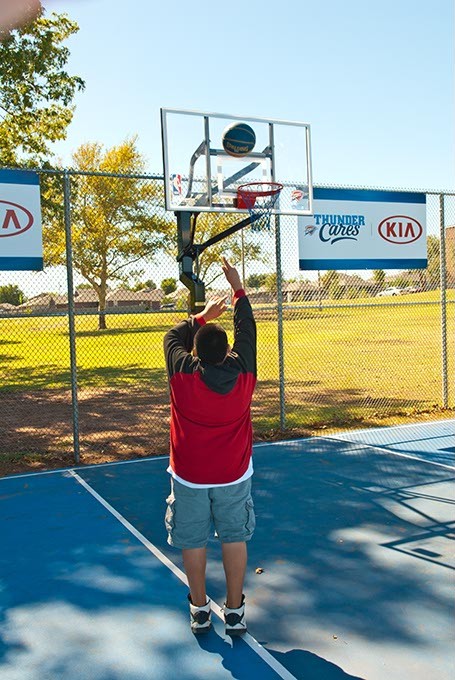 Thunder helps bring new sports facilities to local parks