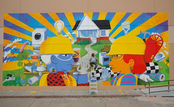 New Norman mural brings community together, brightens intersection