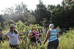 Jackie Dill and Mike Givens teach wildcrafting classes