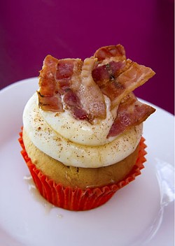Inventive bacon products and concoctions