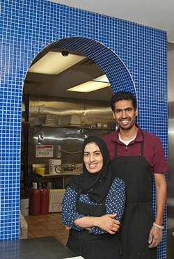 Istanbul Turkish Cuisine restaurant owners, Khadija and Rachid Ayare. (Mark Hancock)