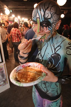 The Pancakes & Booze Art Show OKC features live music, art, alcohol and pancakes. (provided)