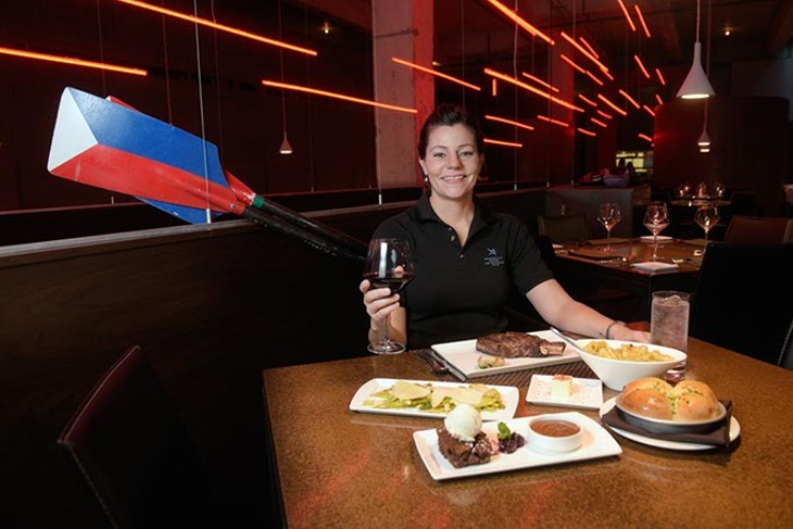 OKC's athletes enjoy choice meals in restaurants around the city