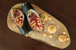 Flaming Tuna Sushi-Rito (Garett Fisbeck)