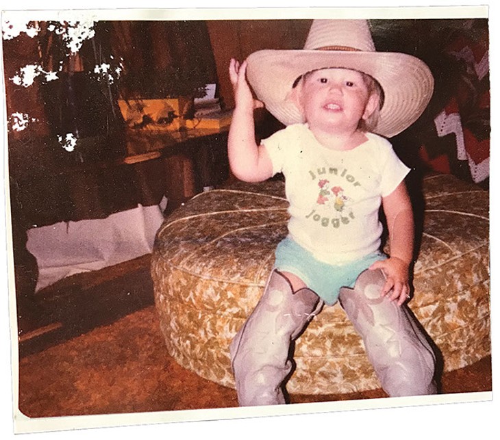 Songwriter and filmmaker Luke Dick at age 2. (Red Dog / provided)