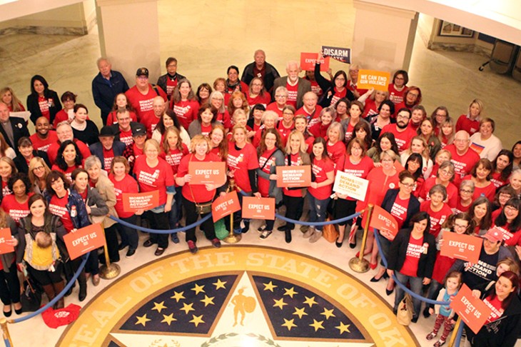 The Oklahoma Chapter of Moms Demand Action for Gun Sense in America recently advocated against a host of measures they believe jeopardize public safety. (Photo provided)